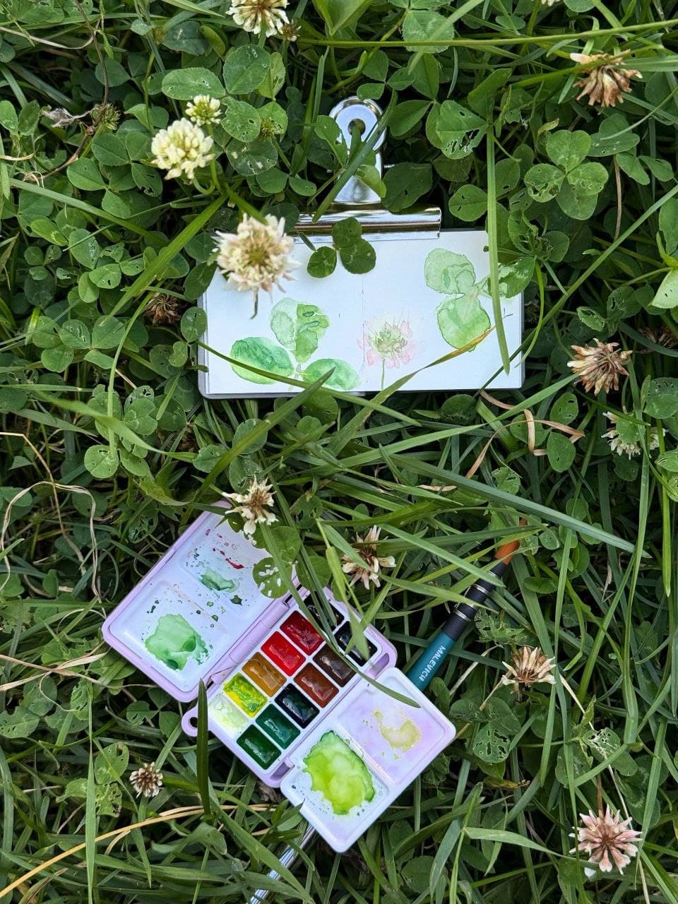 🎨 Мы уже показывали эту акварель, помните наши посты с выкрасками от Гульнары