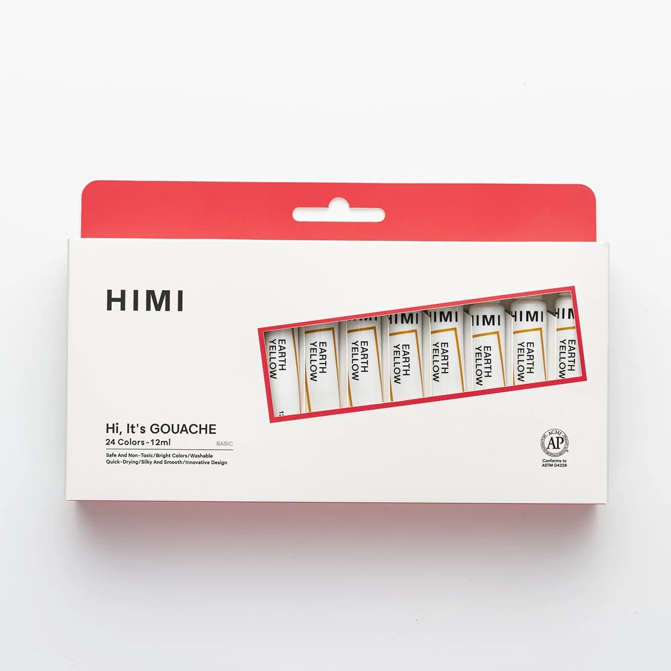 Набор гуашевых красок в тюбиках HIMI 12 мл, 24 цвета NEW